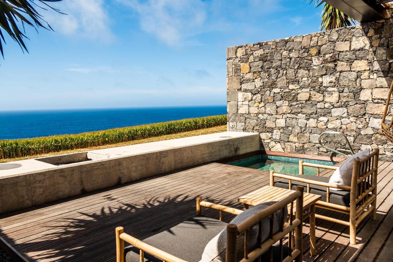 Sensi Azores Nature And Spa Ginetes Dış mekan fotoğraf The view from the hotel